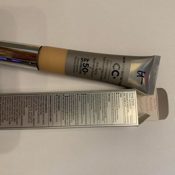 It Cosmetics CC+ Cream Full-Coverage Foundation/SPF 50+ Full Size 32ml M… - Picture 3 of 8